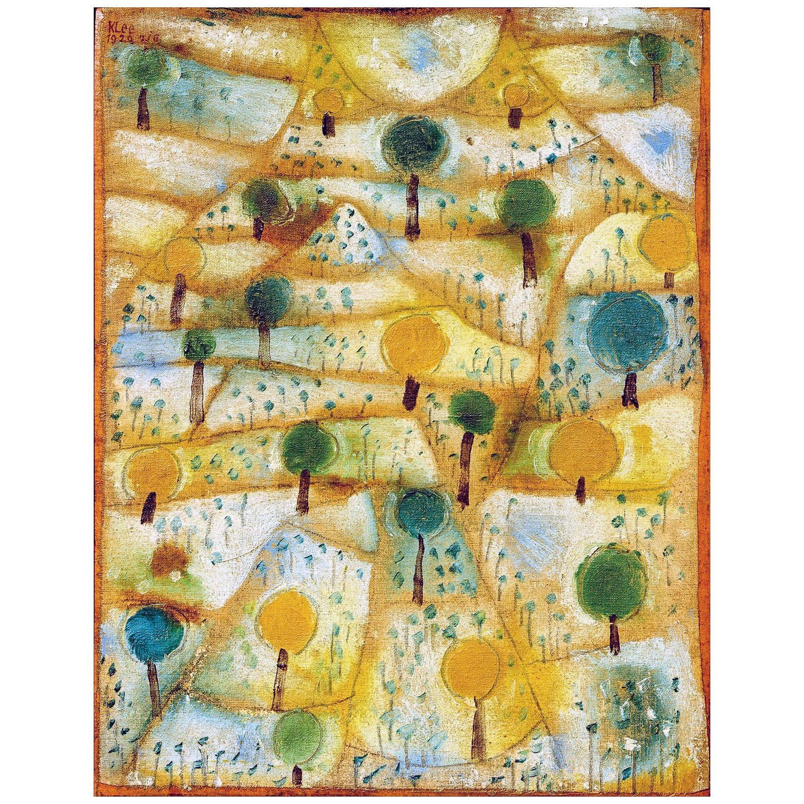 Paul Klee. Kleine rhythmische Landschaft. 1920. Privatsammlung