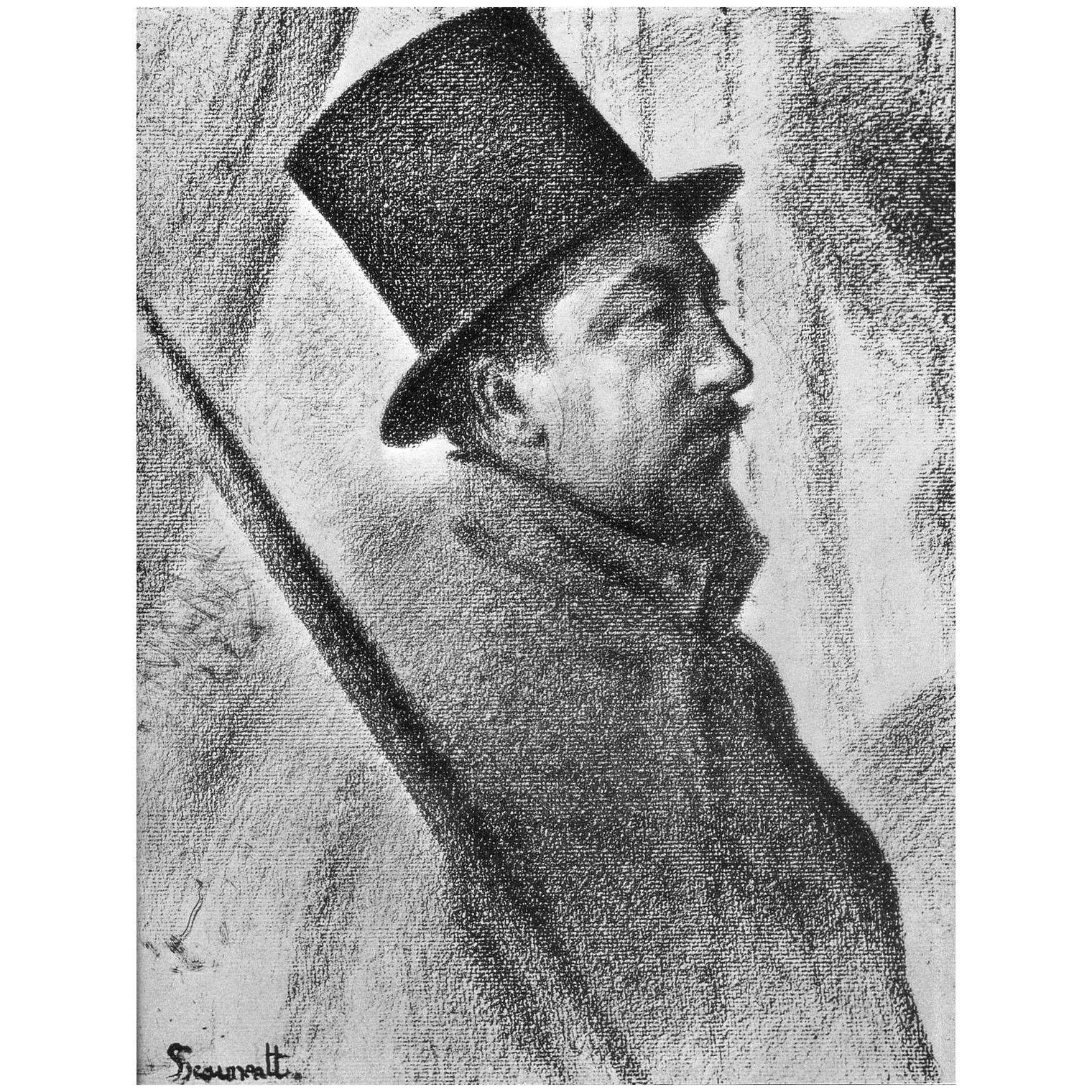 Georges Seurat. Portrait de Paul Signac. 1890