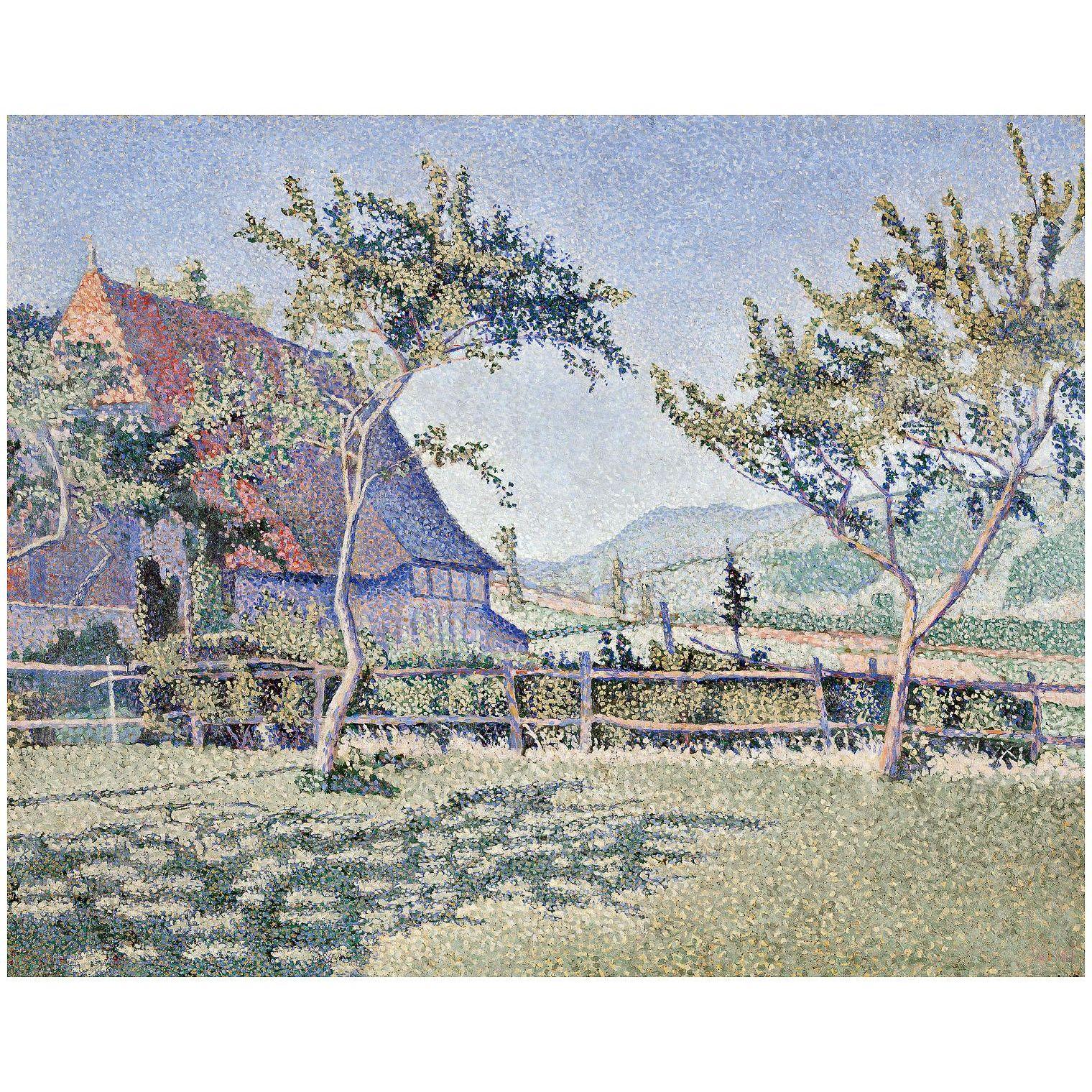Paul Signac. Comblat-le-Chateau. Le Pre. 1886. Dallas Museum of Art