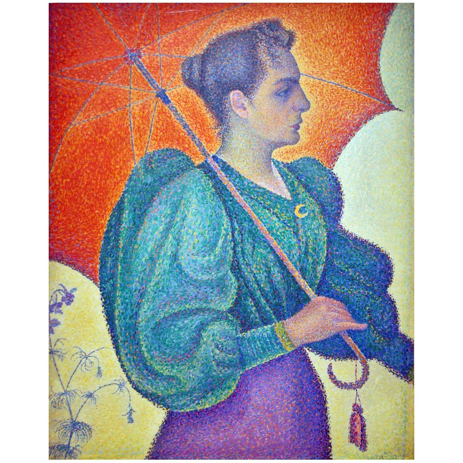 Paul Signac. Femme a l’ombrelle. 1893. Musee d’Orsay Paris