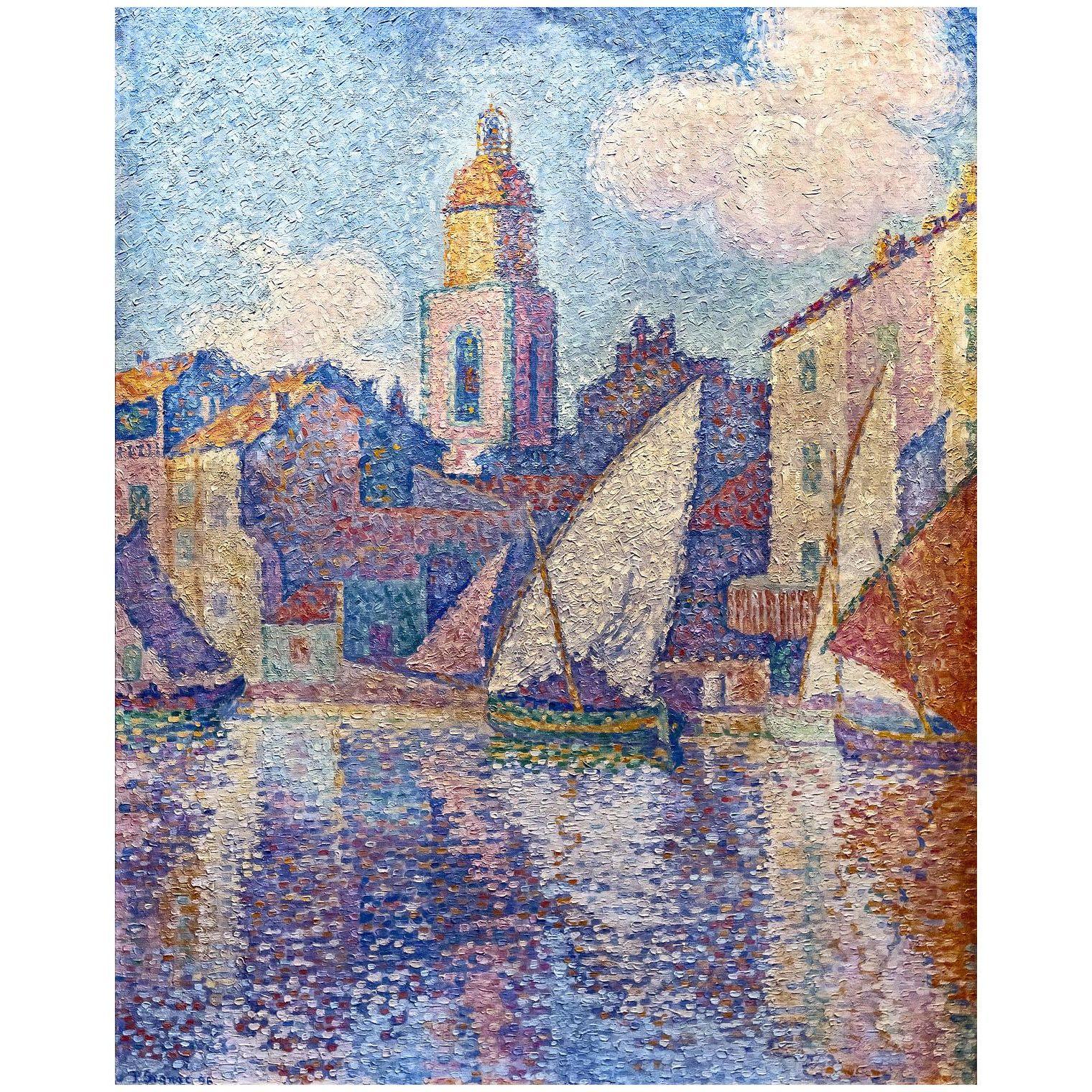 Paul Signac. Le clocher de Saint-Tropez. 1896. Foundation Bemberg Toulouse