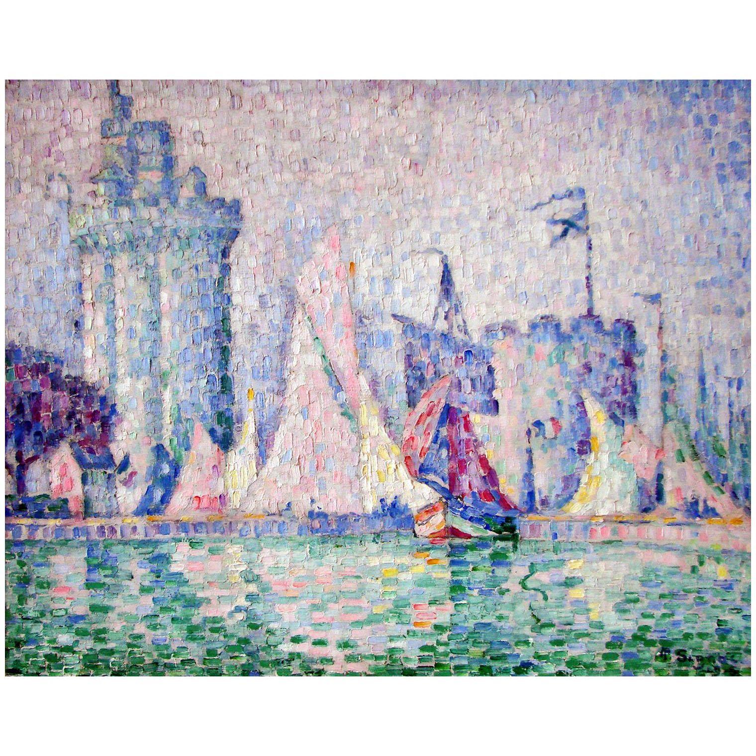 Paul Signac. Le port de la Rochelle. 1915. Musee des Beaux-arts de Nancy