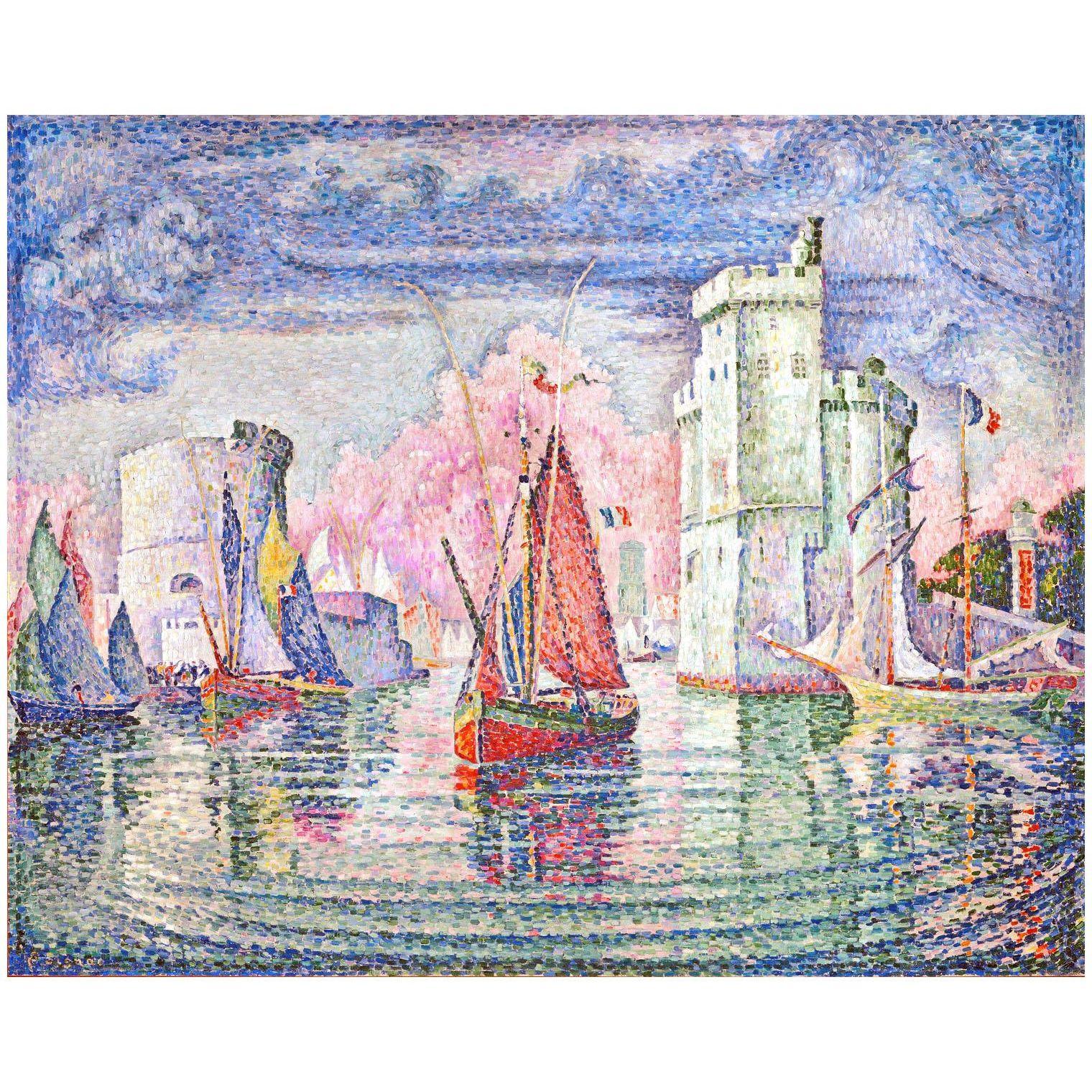 Paul Signac. Entrée du Port de La Rochelle. 1921. Musee d’Orsay Paris