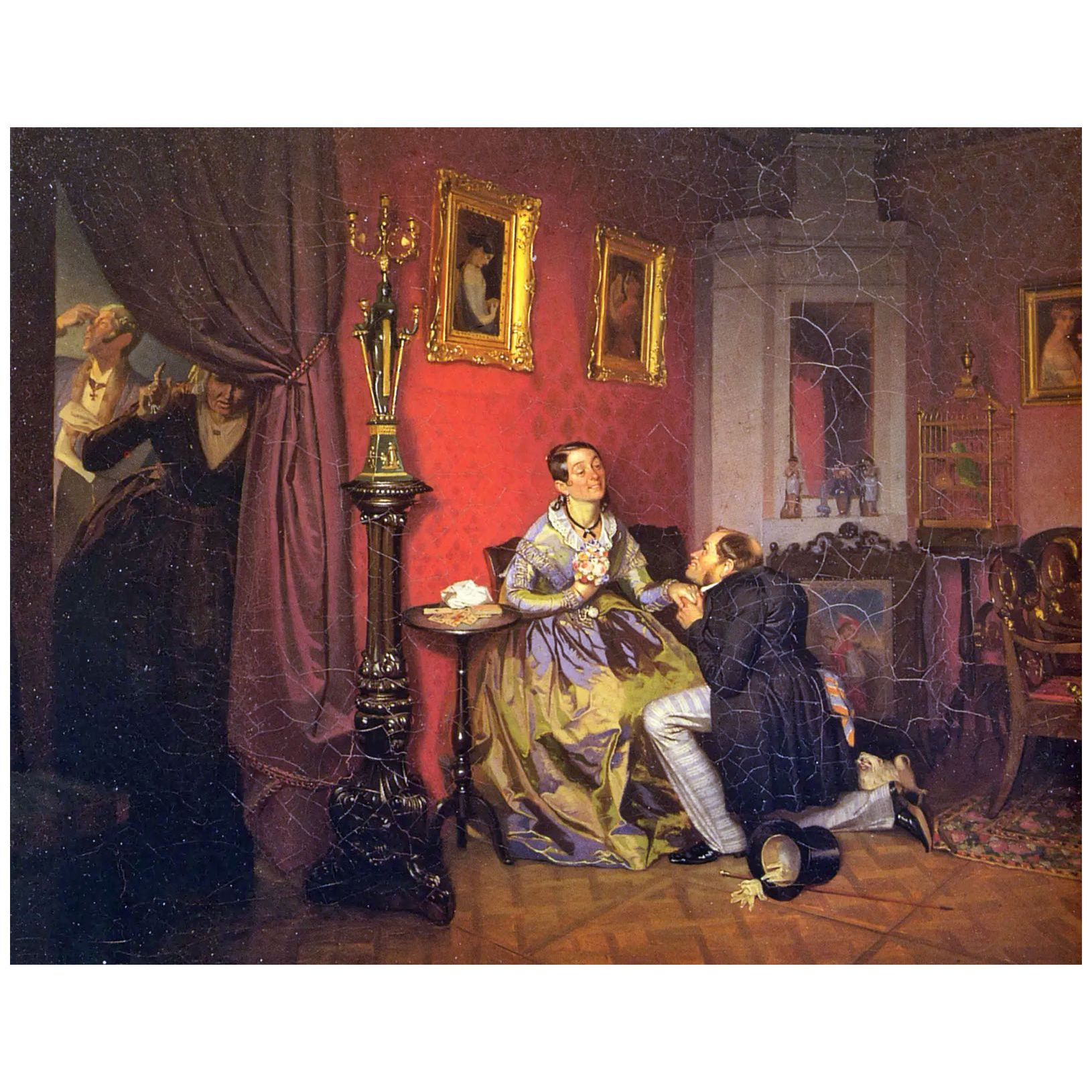 Павел Федотов. Разборчивая невеста. 1847. Третьяковская галерея 
