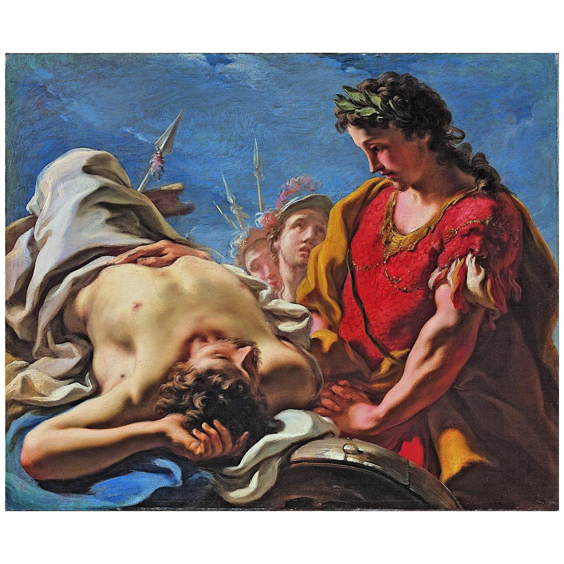 Giovanni Antonio Pellegrini. Alexander at the Corpse of the Dead Darius. 1708. Kunstpalast Dusseldorf