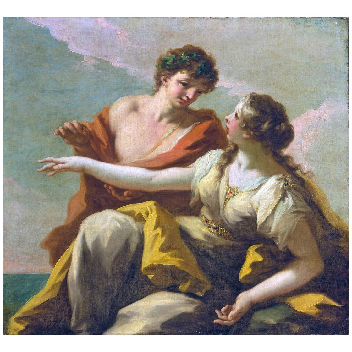 Giovanni Antonio Pellegrini. Bacchus and Ariadne. 1720. Metropolitan Museum of Art NY