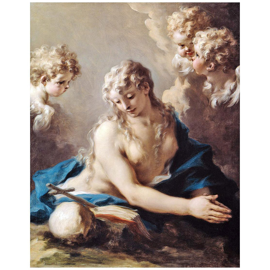 Giovanni Antonio Pellegrini. The Penitent Magdalene. 1720. Montreal Museum of Fine Art
