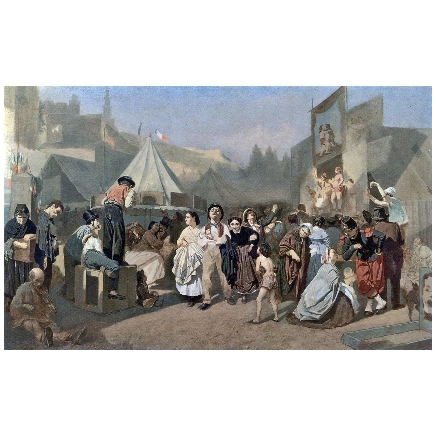 Василий Перов. На Монмартре. 1864. Третьяковская галерея