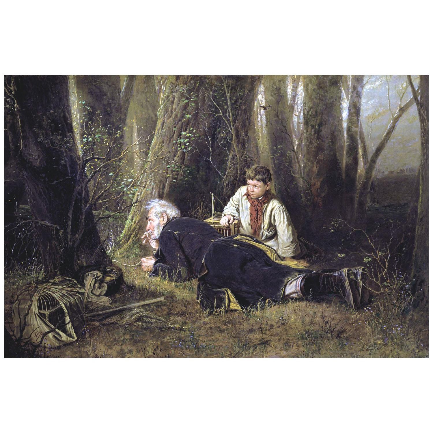 Василий Перов. Птицелов. 1870. Третьяковская галерея