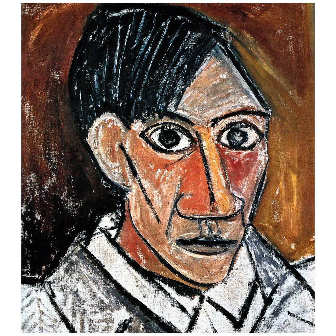 Pablo Picasso. Autoportrait. 1907. Galerie Nationale, Prague