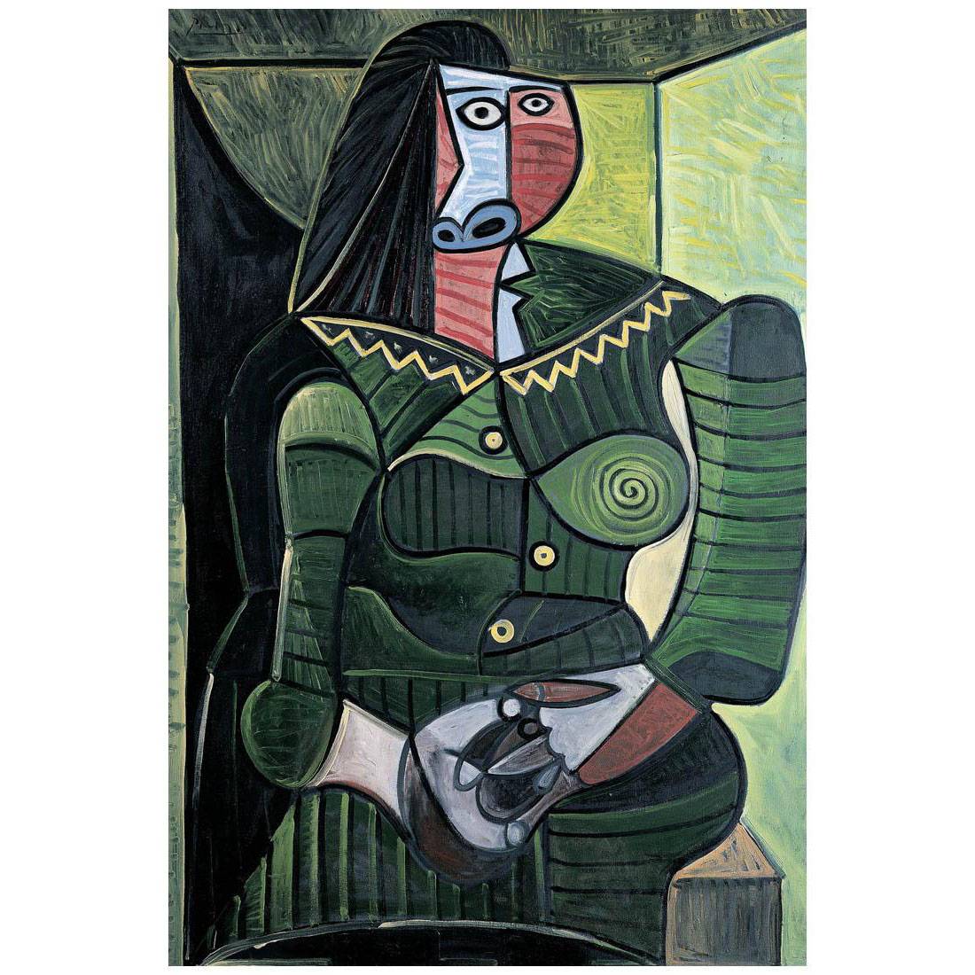 Pablo Picasso. Femme en vert. Dora. 1944. Foundation Beyeler, Basel