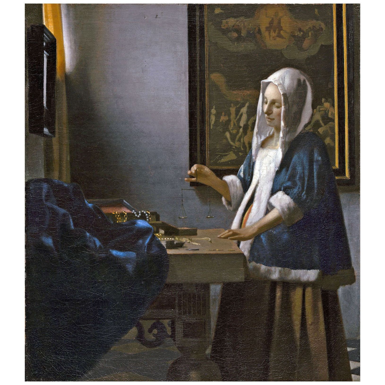 Pieter de Hooch. Woman Holding a Balance. 1664. National Gallery Washington