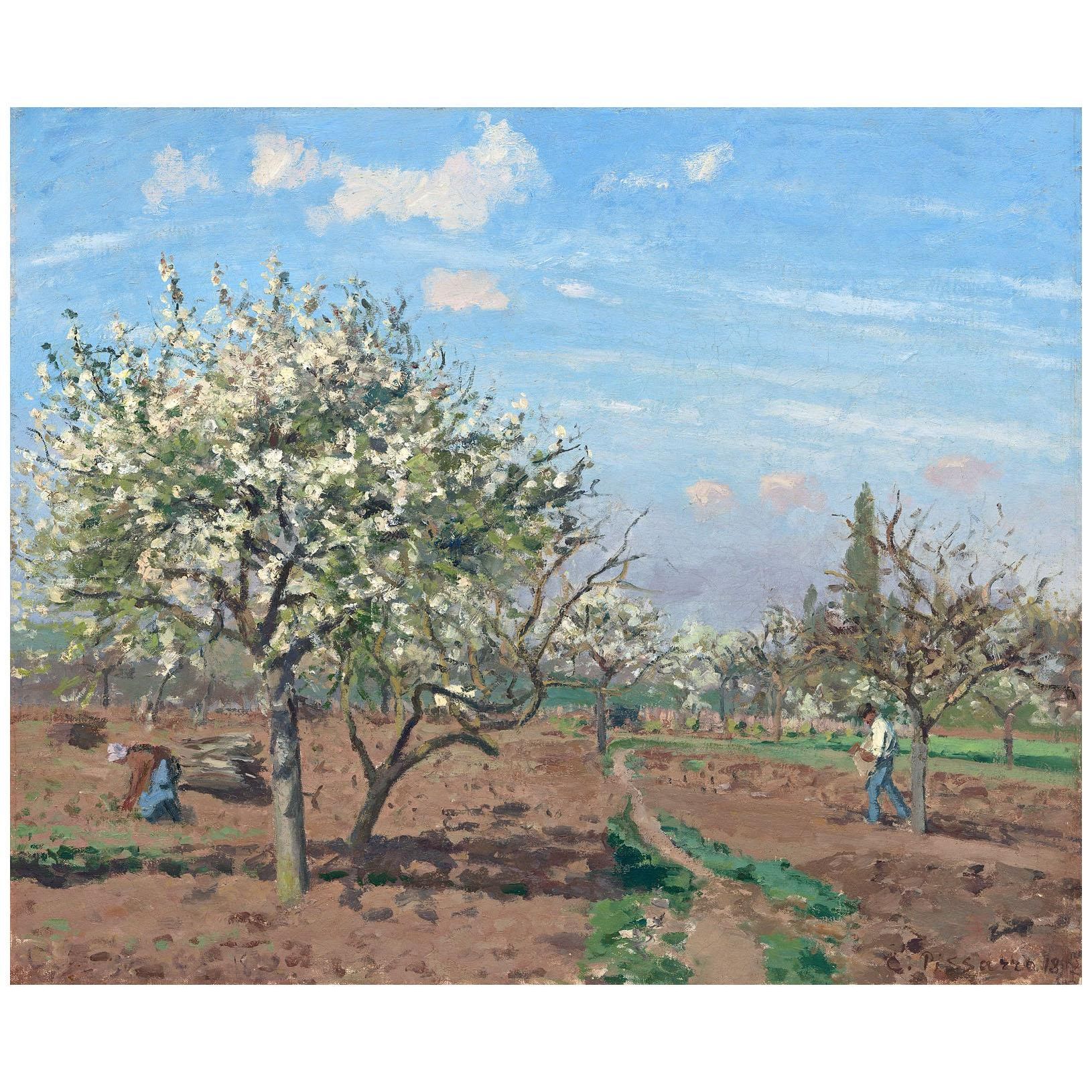 Camille Pissarro. Verger en fleurs. 1872. NGA Washington