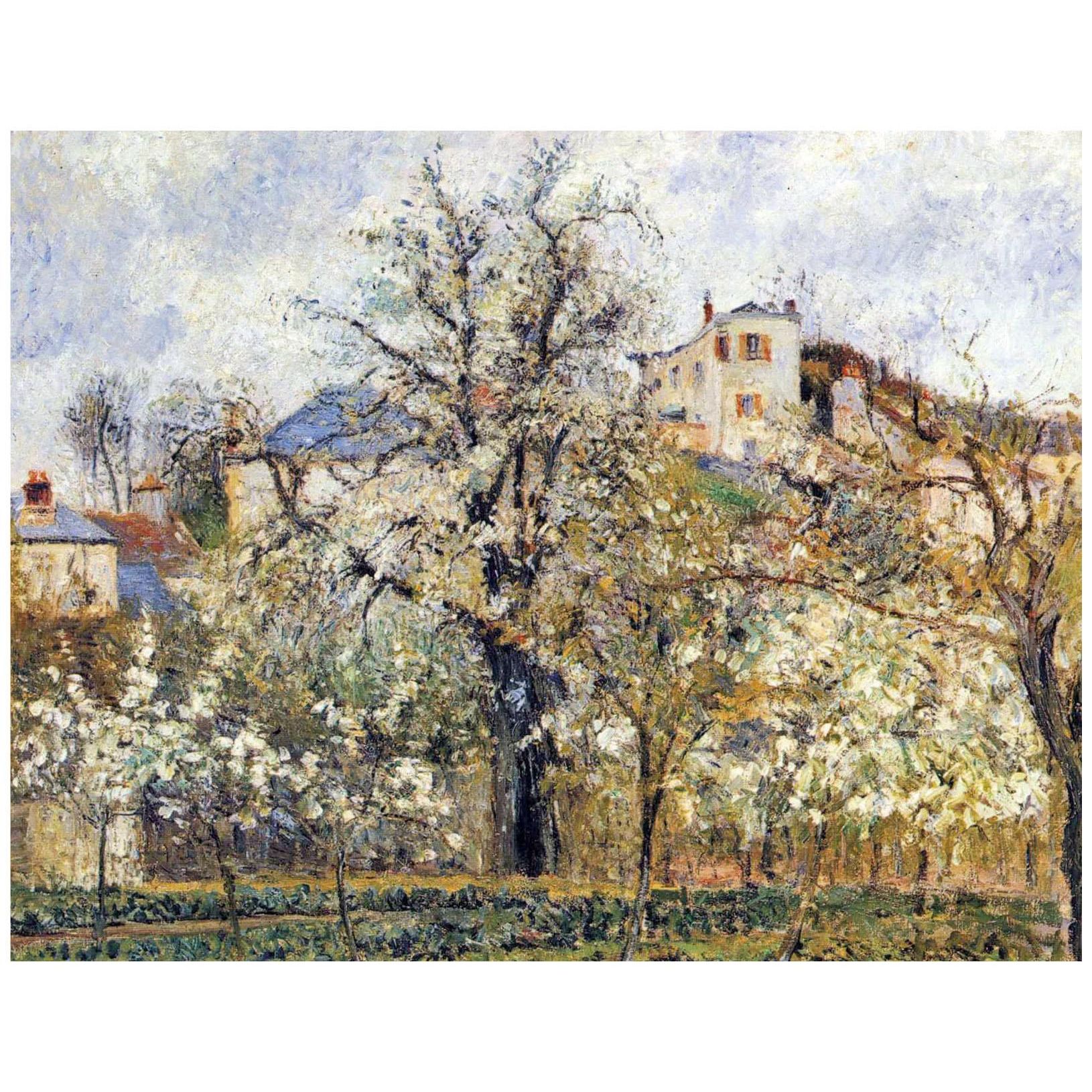 Camille Pissarro. Verger avec des arbres en fleurs. 1877. Musee d’Orsay Paris