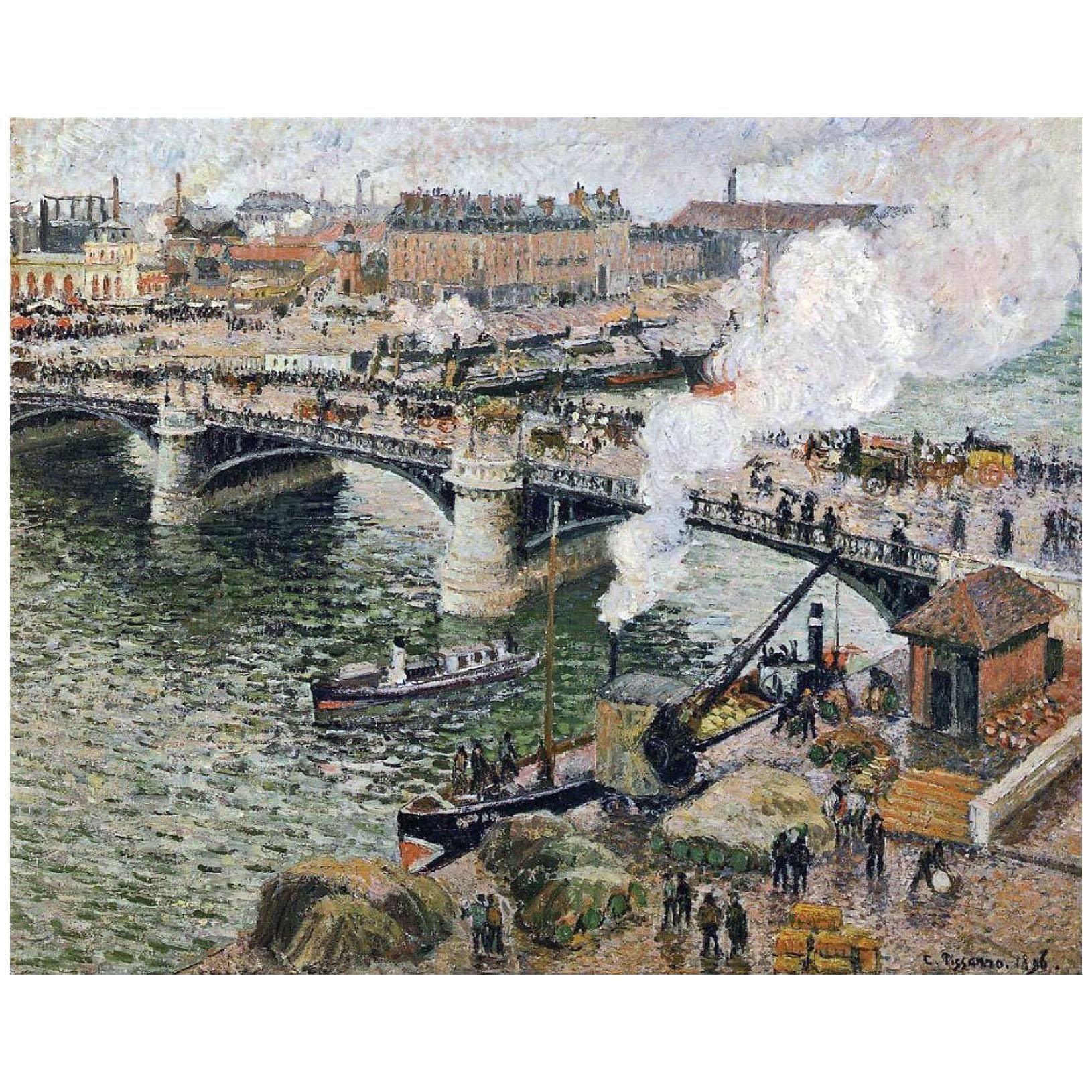 Camille Pissarro. Pont Boieldieu à Rouen. 1896. Art Gallery of Ontario, Toronto