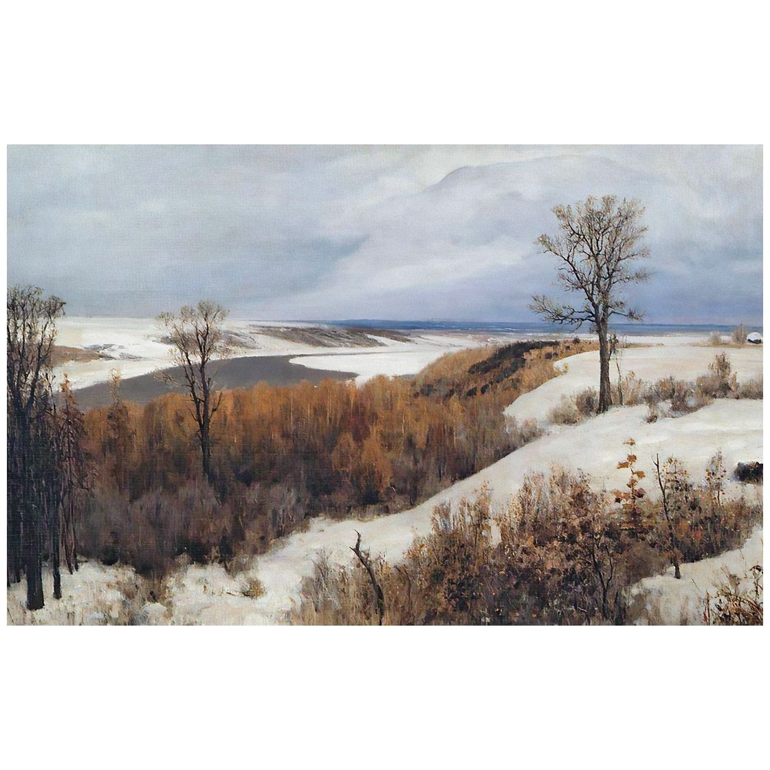 Василий Поленов. Ранний снег. 1891. Третьяковская галерея