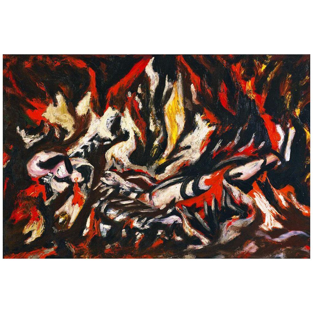 Jackson Pollock. The Flame. 1938