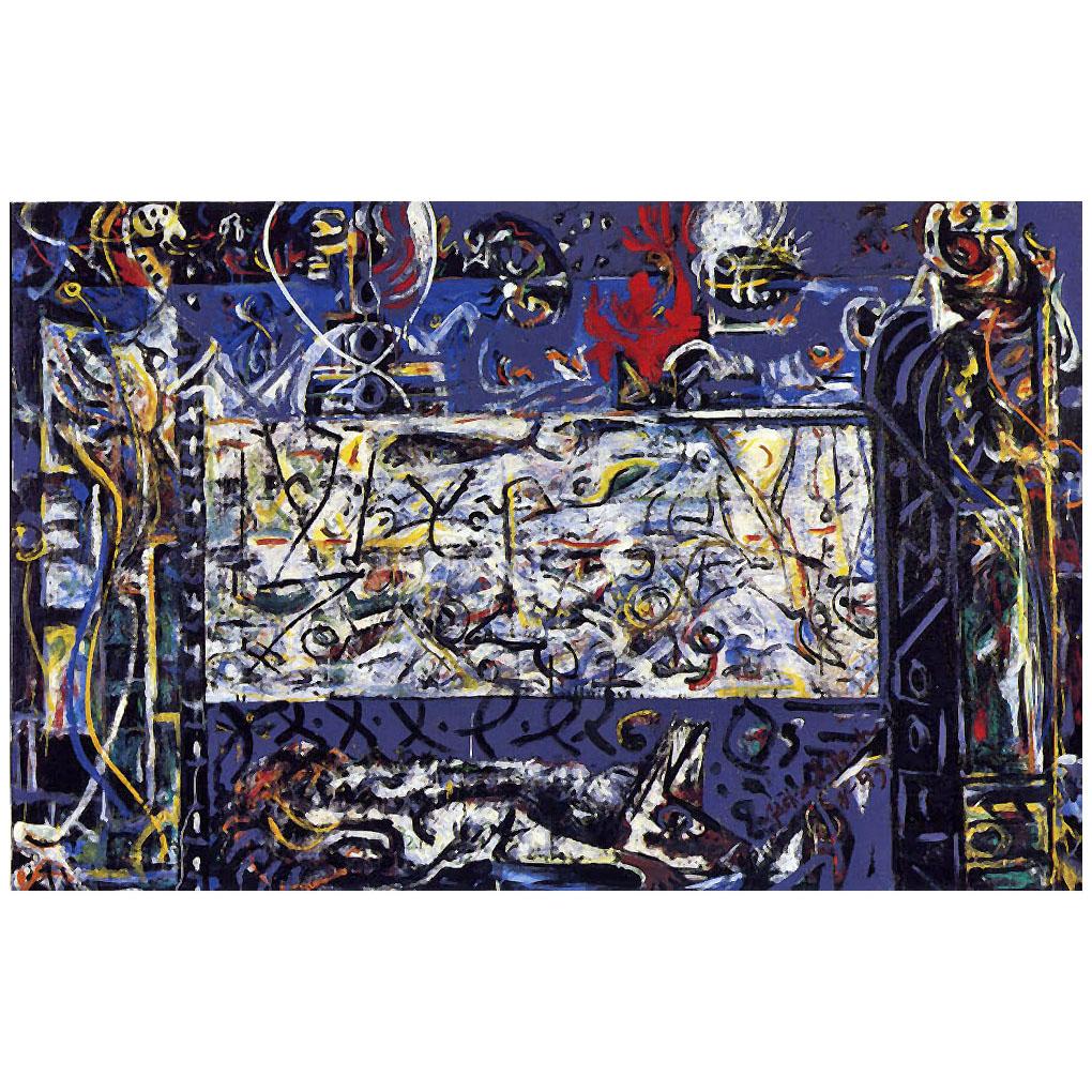 Jackson Pollock. Guardians of the Secret. 1943
