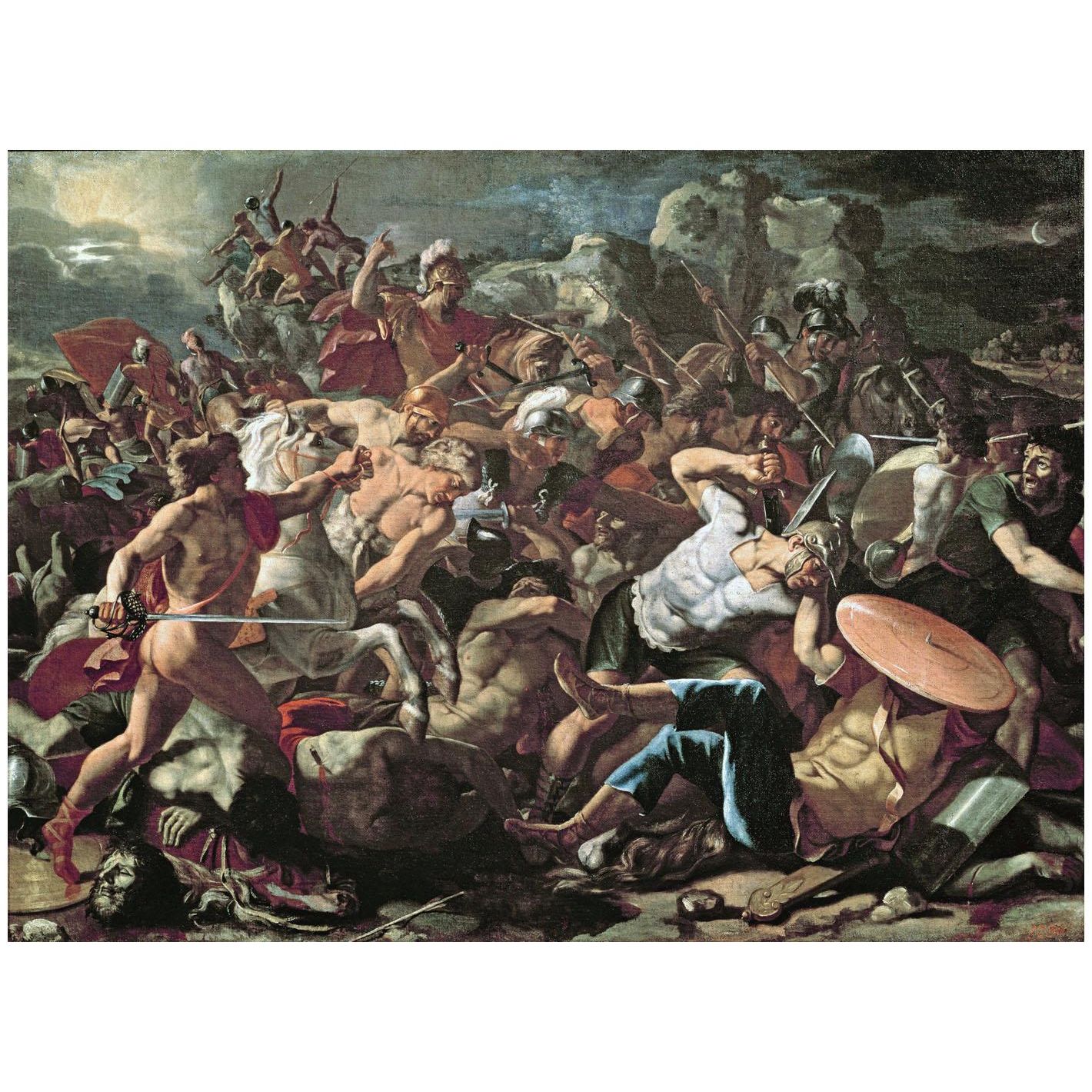 Nicolas Poussin. La Victoire de Josué sur les Amorites. 1624. Pushkin Museum
