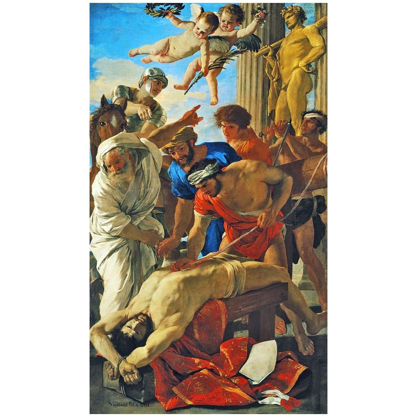 Nicolas Poussin. Le Martyre de Saint Érasme. 1628. Musei Vaticani