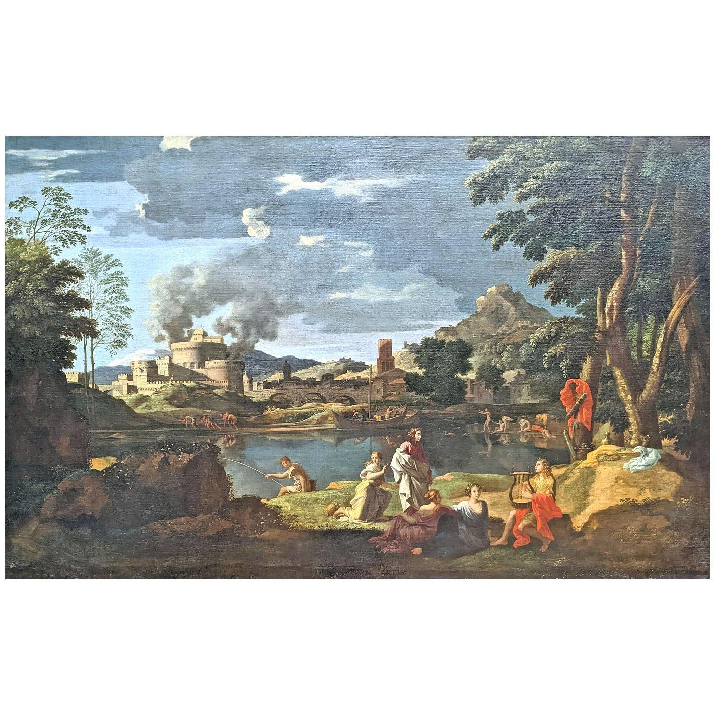 Nicolas Poussin. Orphée et Eurydice. 1650. Musee du Louvre