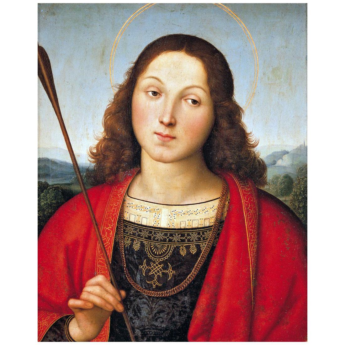 Raffaello Sanzio. San Sebastiano. 1501-1502. Academia Carrara Bergamo