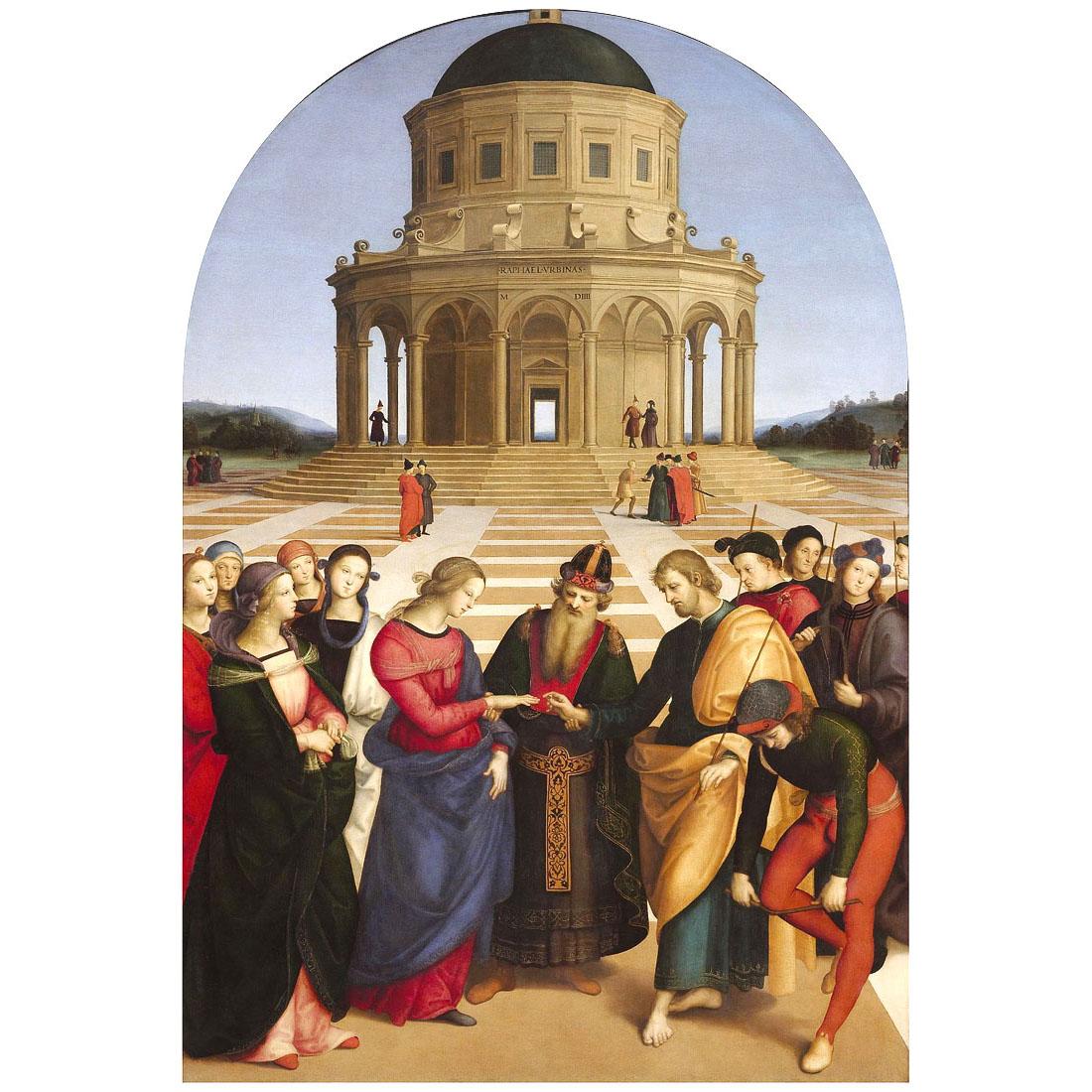 Raffaello Sanzio. Sposalizio della Vergine. 1504. Pinacoteca di Brera Milano