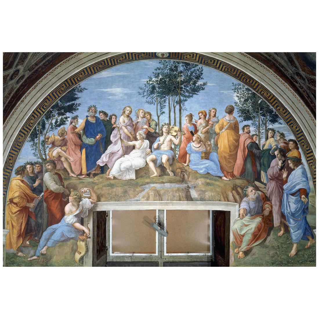 Raffaello Sanzio. Parnaso. 1510-1511. Musei Vaticani
