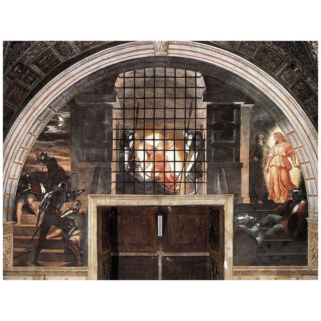 Raffaello Sanzio. Liberazione di San Pietro. 1514. Musei Vaticani