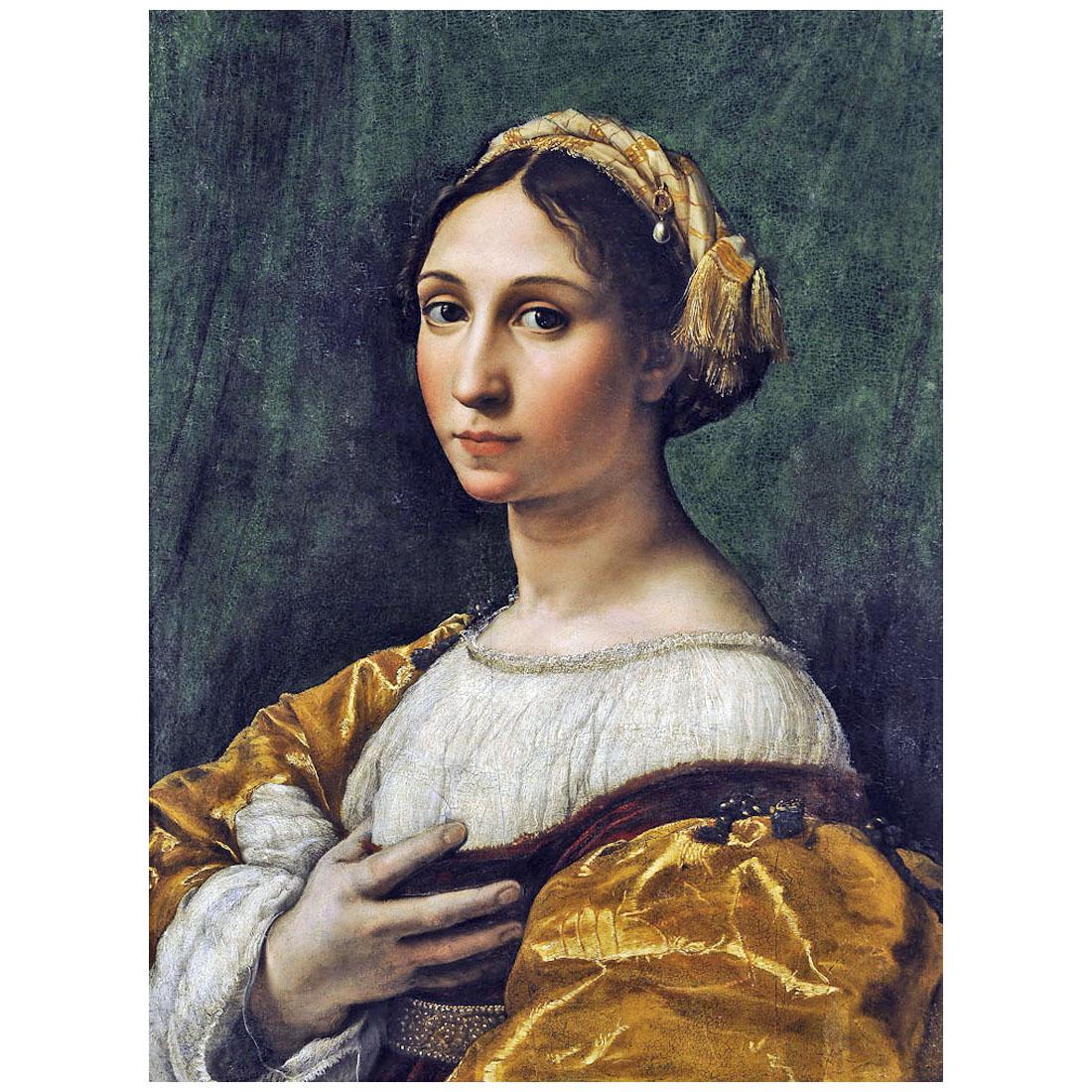 Raffaello Sanzio. Ritratto di giovane donna. 1519-1520. Palais Rohan Strasbourg