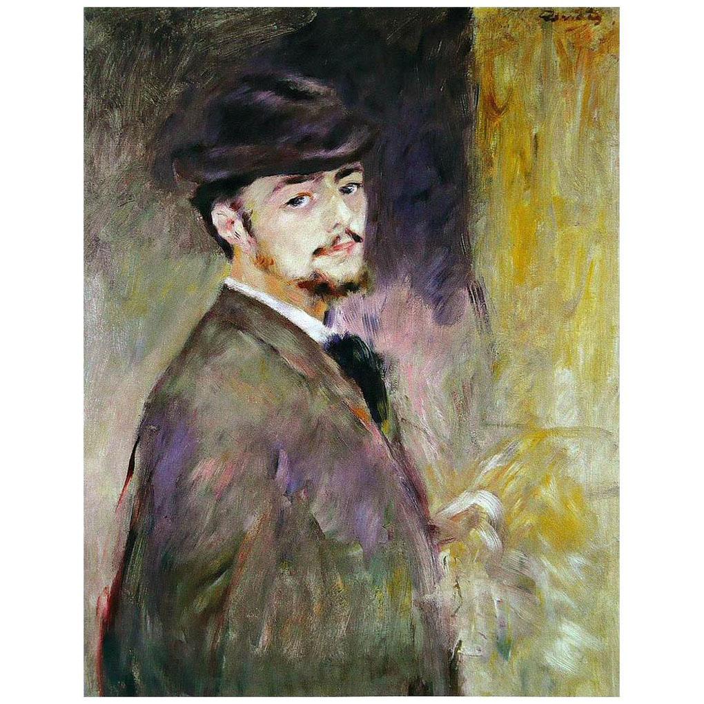 Pierre Auguste Renoir. Autoportrait. 1876