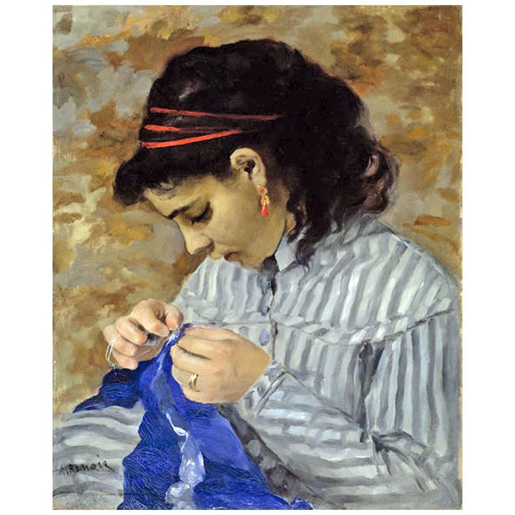 Pierre Auguste Renoir. Lise couture. 1867-1868. Dallas Museum of Art