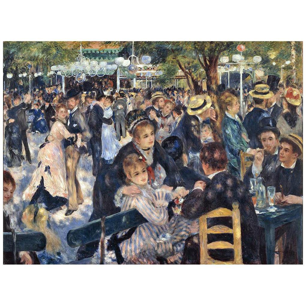 Pierre Auguste Renoir. Le Moulin de la Galette. 1876. Musee d’Orsay, Paris