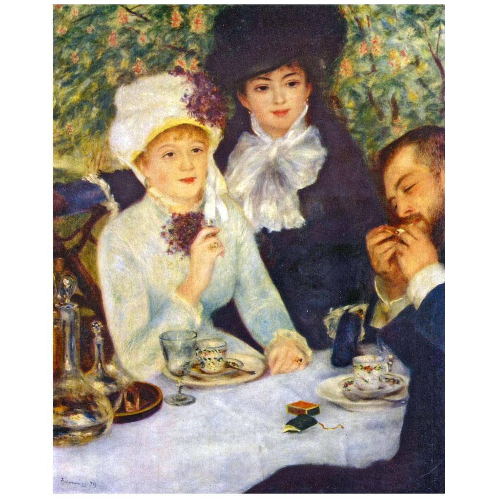 Pierre Auguste Renoir. Apres le dejeuner. 1879. Stadel Museum, Frankfurt