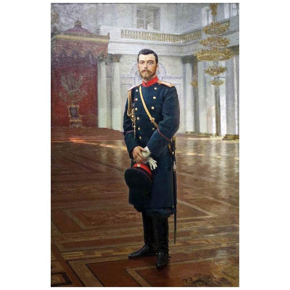 Илья Репин. Портрет Николая II. 1896. Русский музей