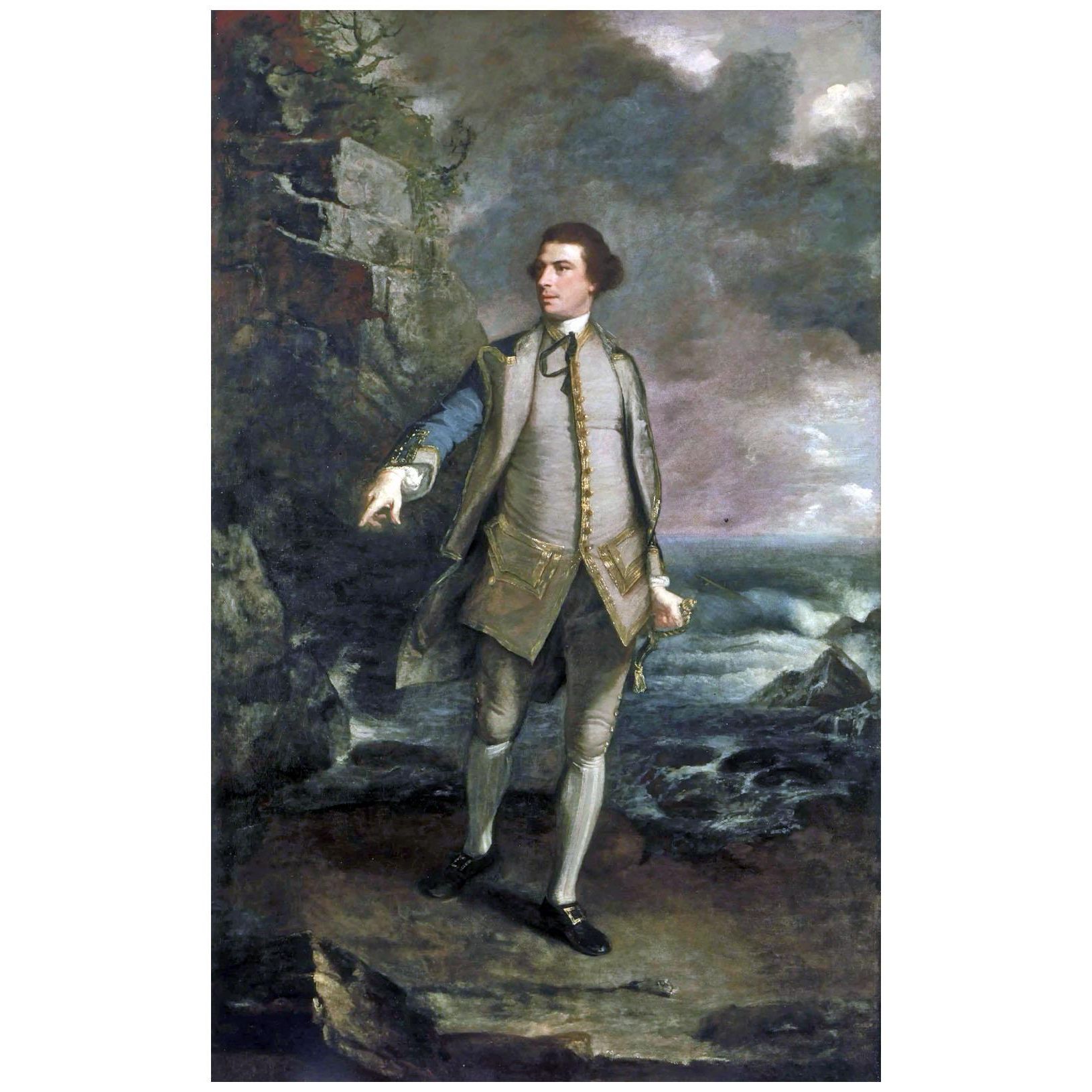 Joshua Reynolds. Commodore Augustus Keppel. 1753. Greenwich Maritime Museum