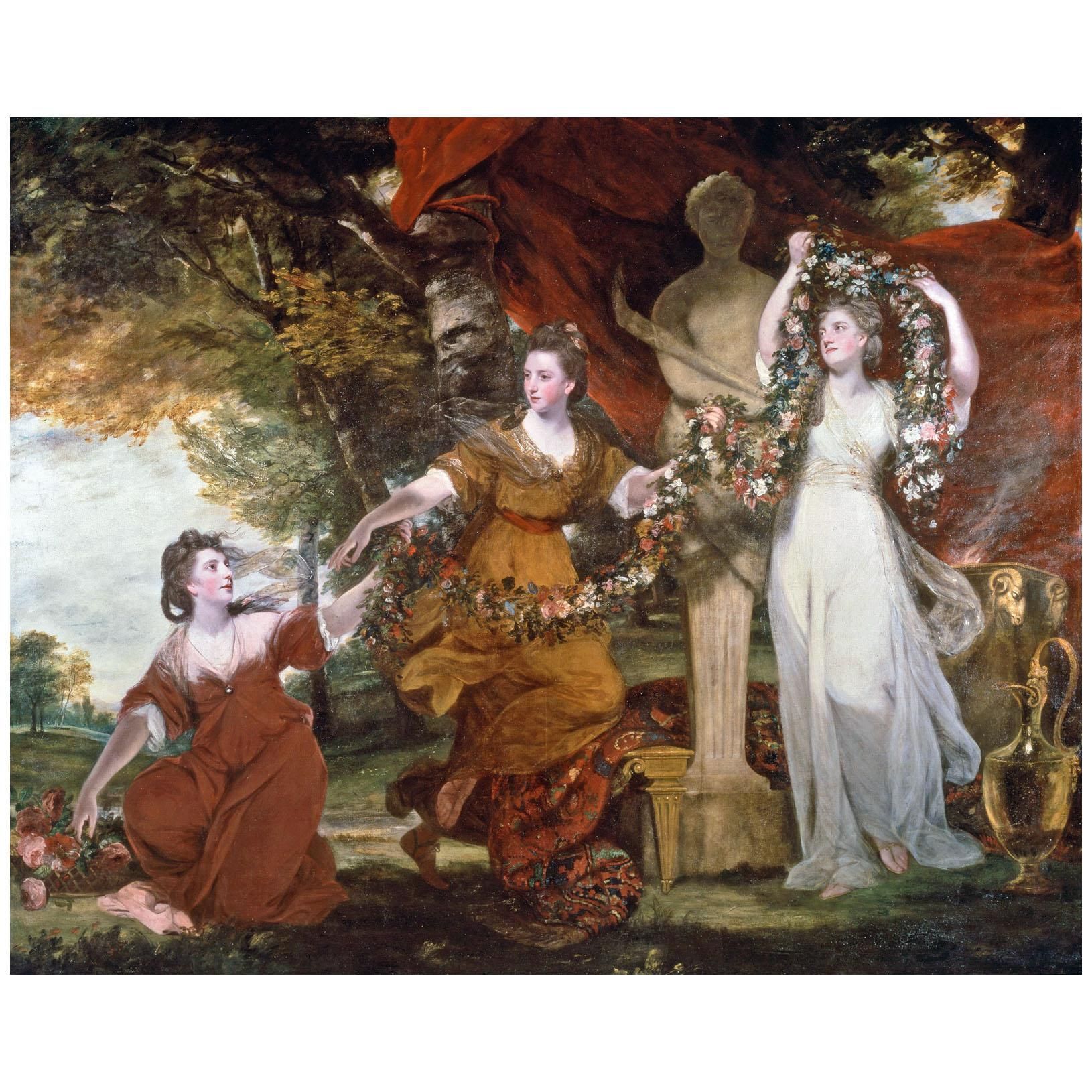 Joshua Reynolds. Three Ladies Adorning a Herm of Hymen. 1773. Tate Britain