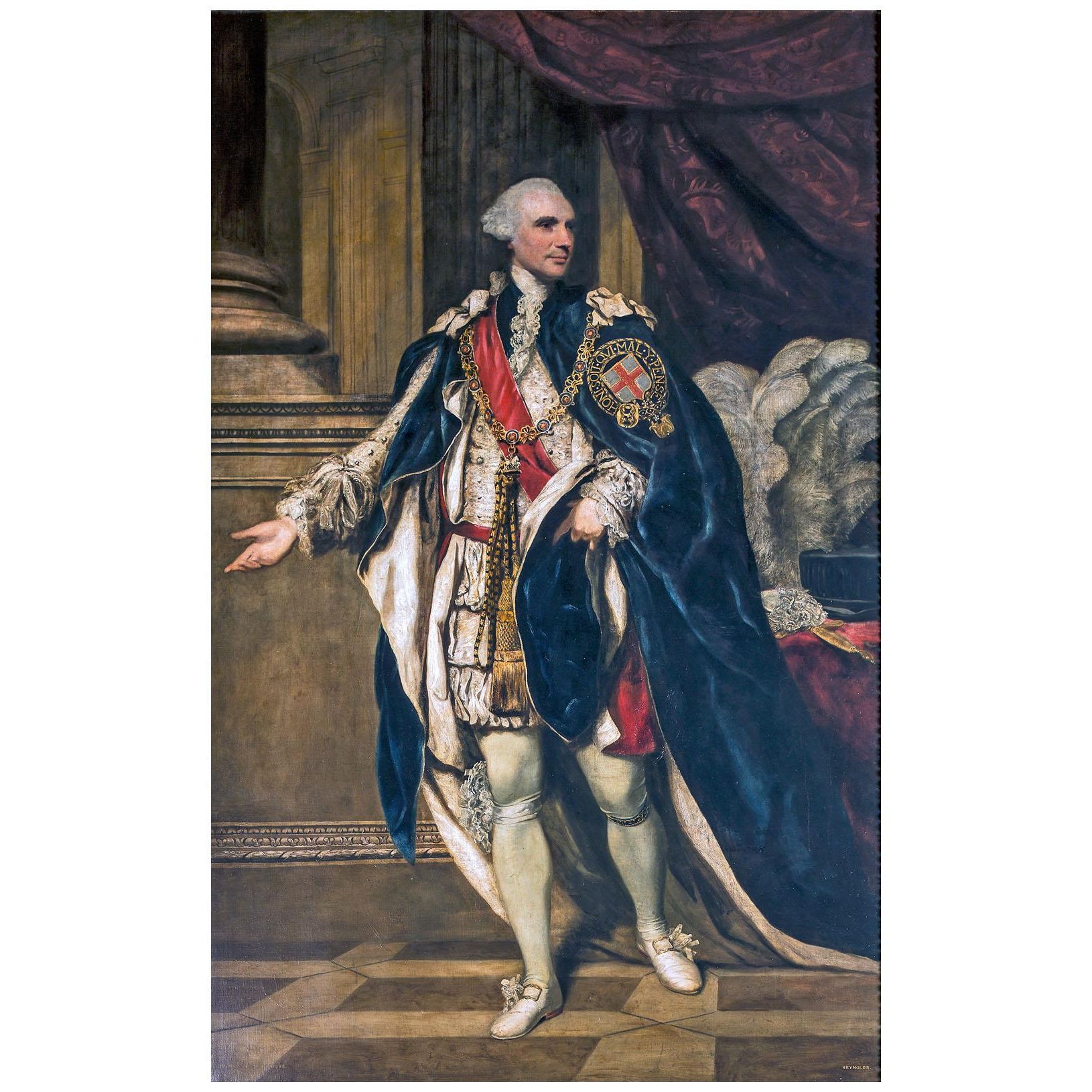 Joshua Reynolds. Portrait of John Stuart. 1773. NPG London