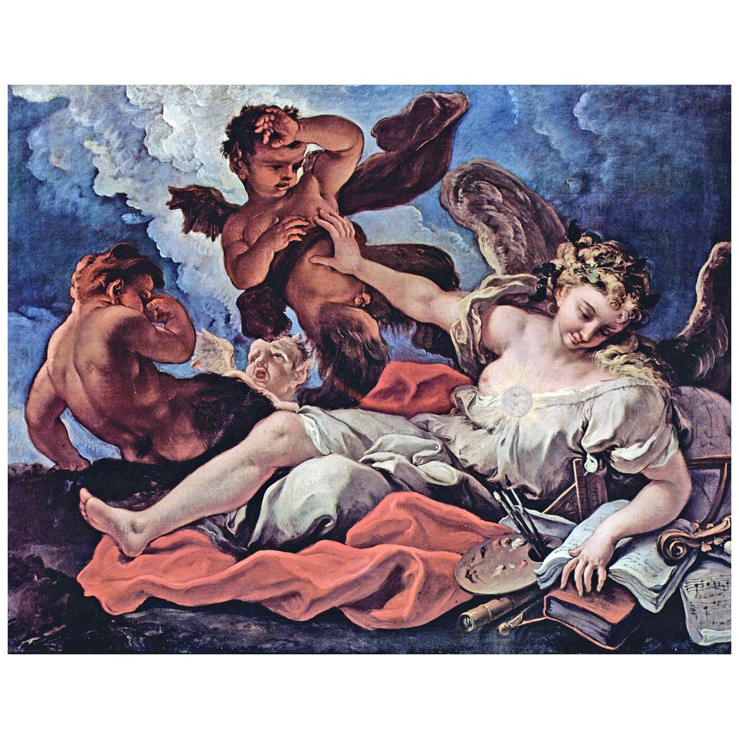 Sebastiano Ricci. Allegoria delle arti. 1690. Collezione Martinis Udine