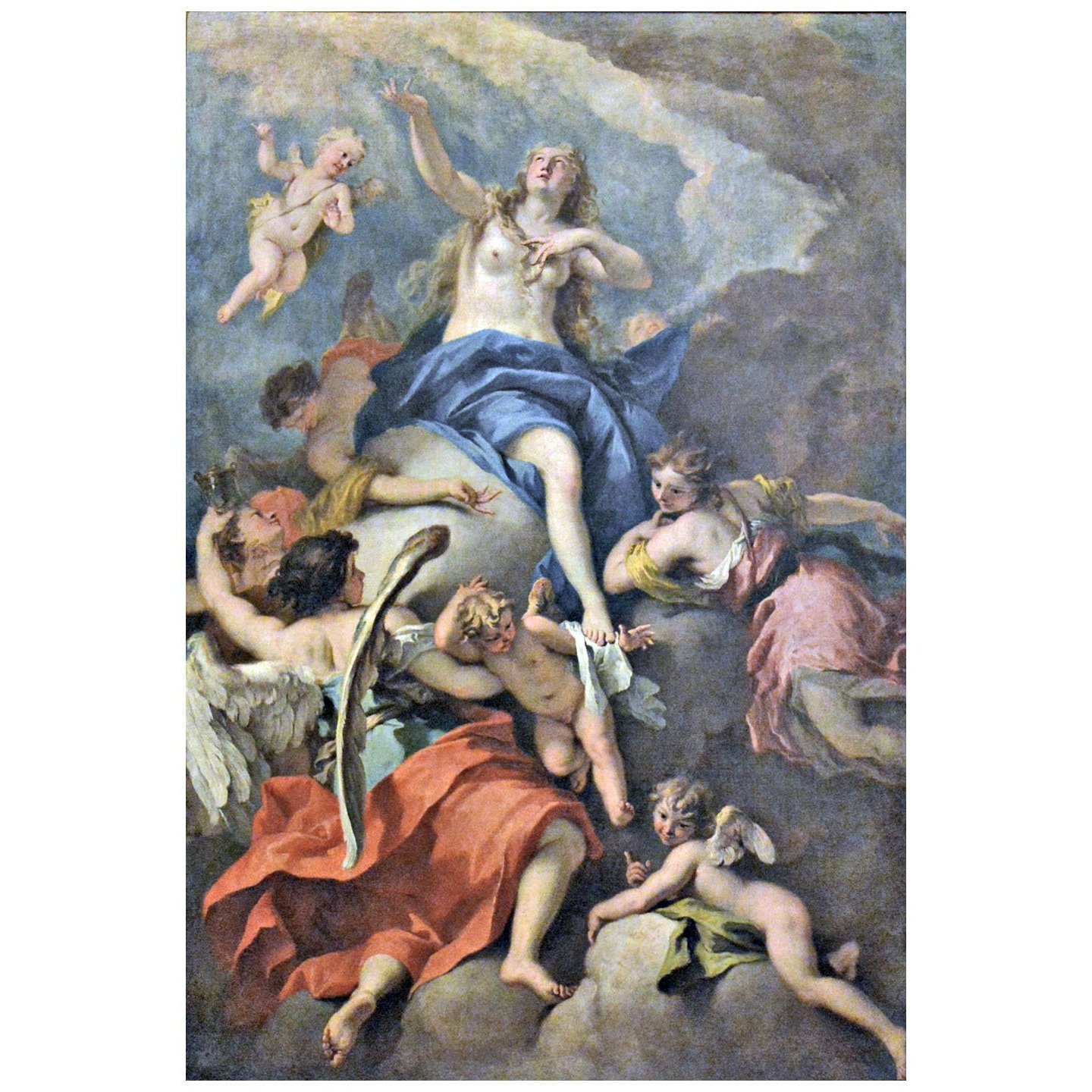 Sebastiano Ricci. Assunzione della Maddalena. 1700. Museo di Capodimonte Napoli