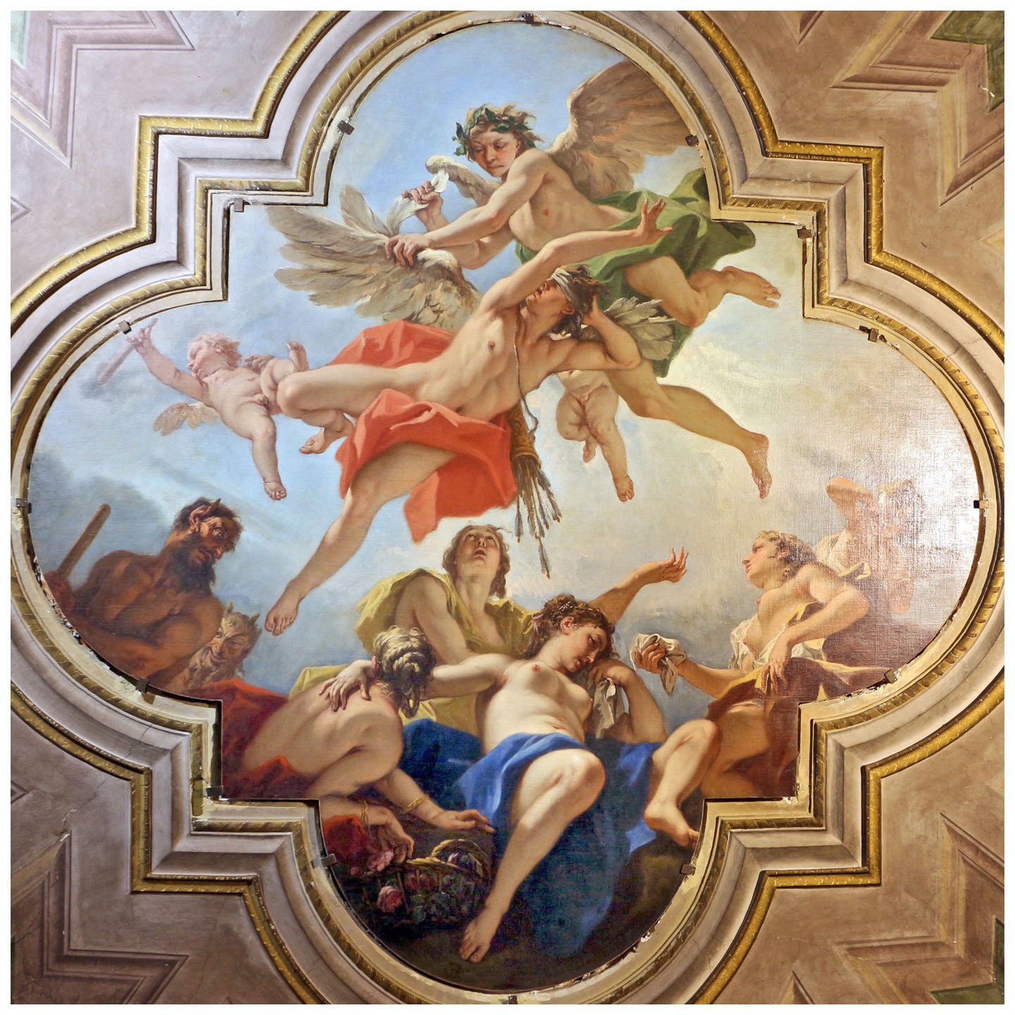Sebastiano Ricci. Amore punito. 1706. Palazzo Marucelli-Fenzi Firenze