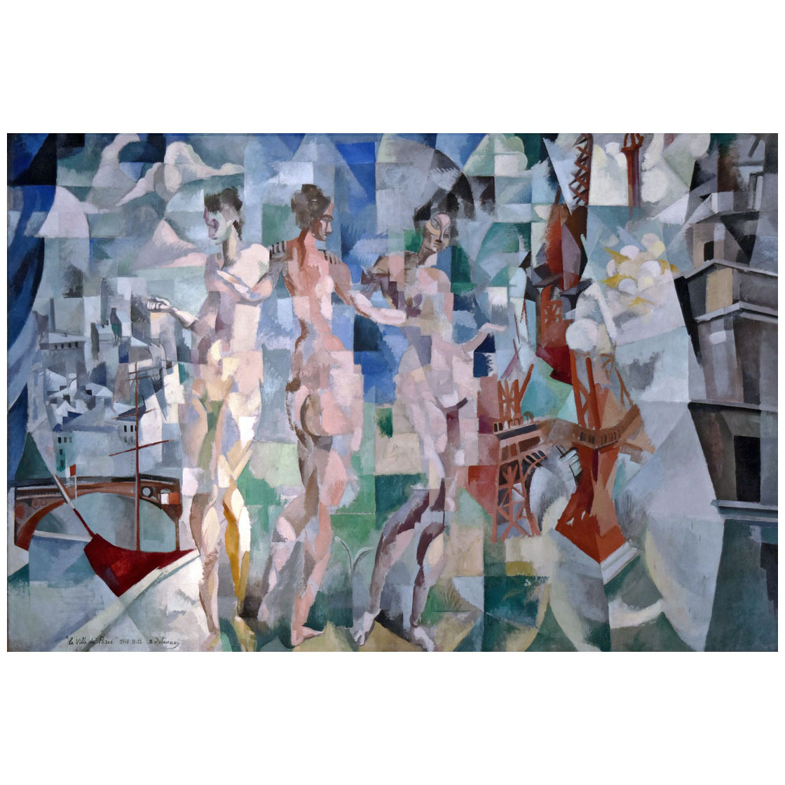 Robert Delaunay. La Ville de Paris. 1912. Centre Pompidou Paris