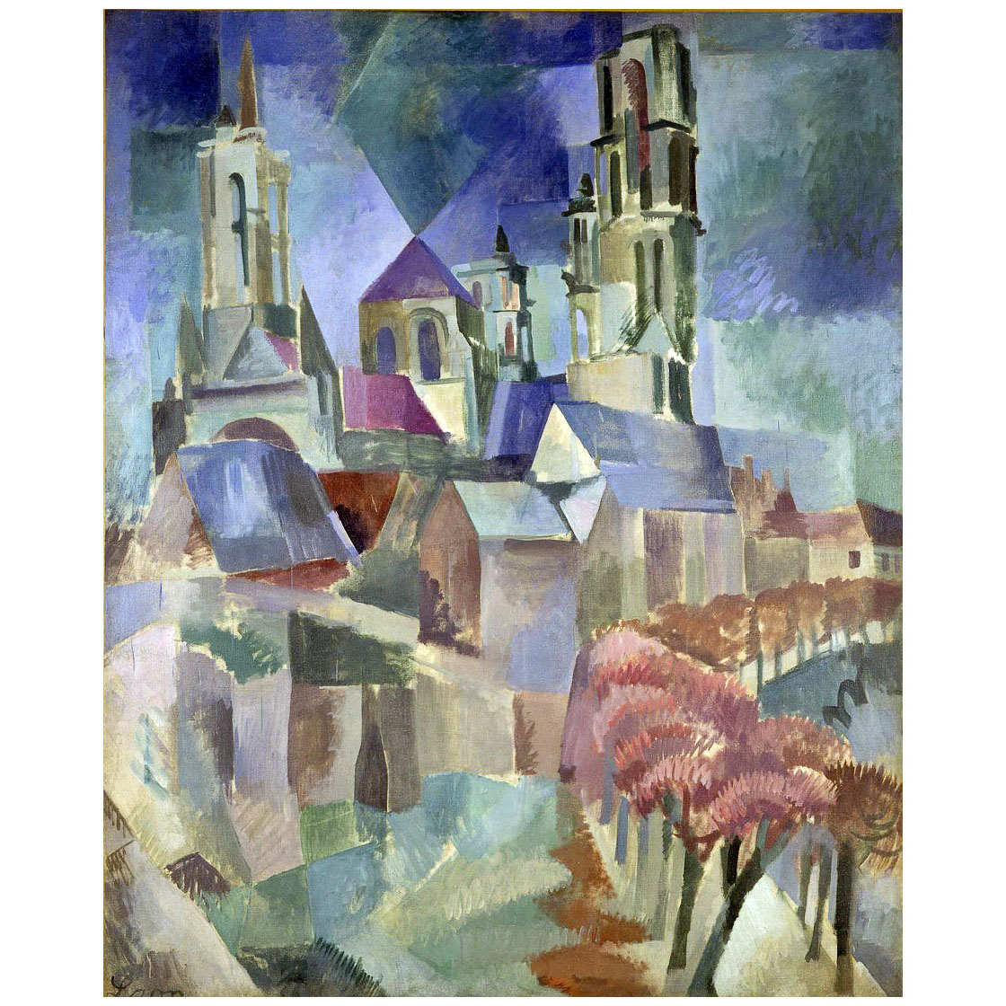 Robert Delaunay. Les Tours de Laon. 1912. Centre Pompidou Paris