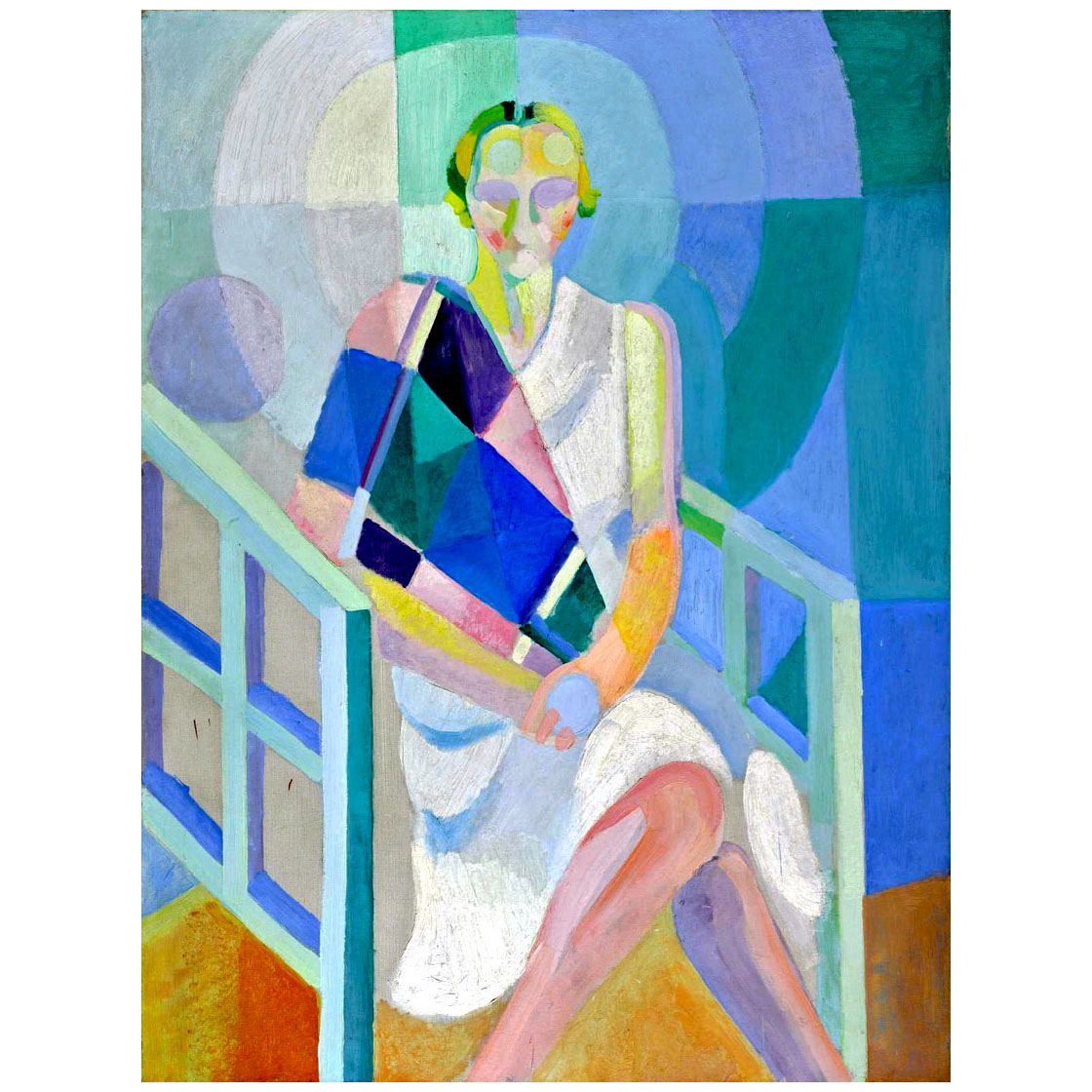 Robert Delaunay. Portrait de Madame Heim. 1926-1927. Centre Pompidou Paris
