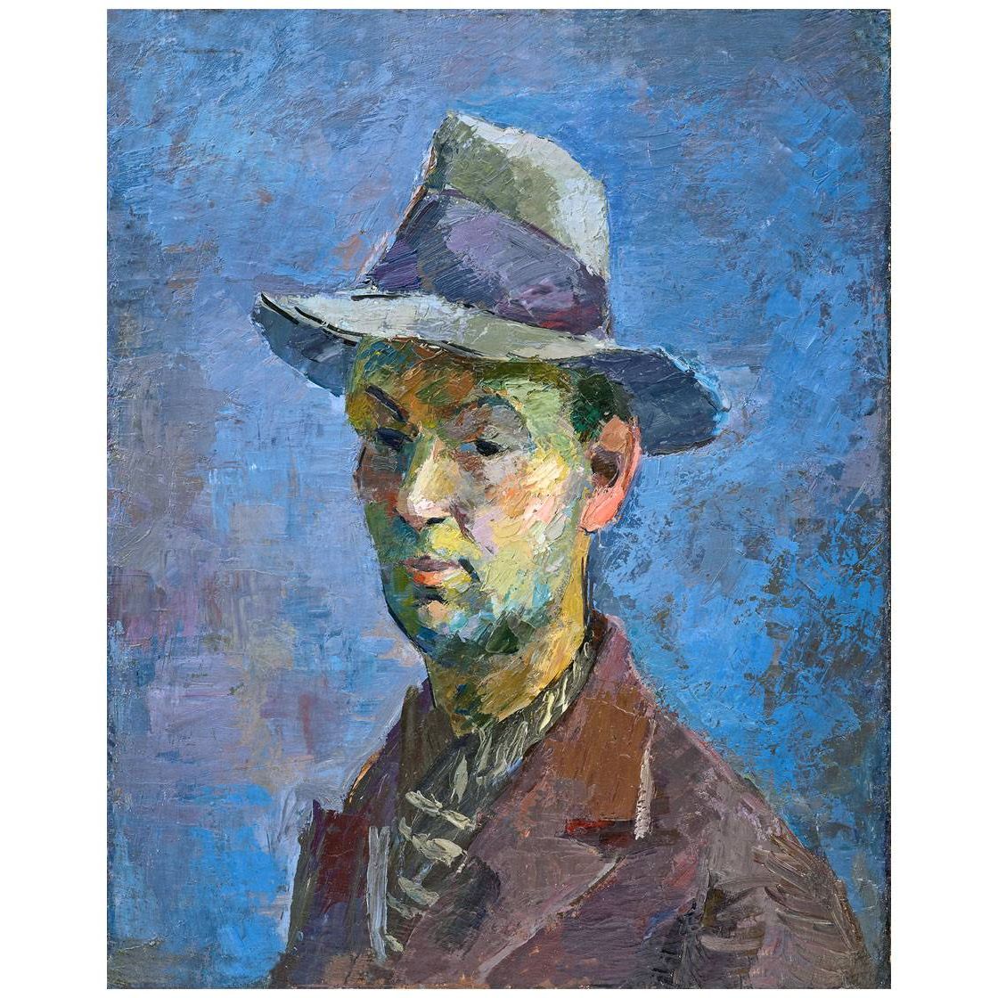 Роберт Фальк. Автопортрет в серой шляпе. 1931. МАГМА, Москва