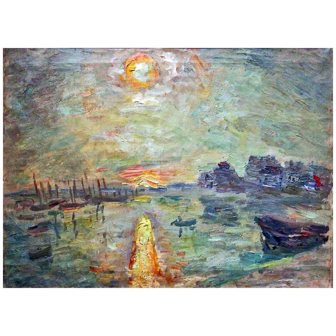 Роберт Фальк. Солнце в море. Бретань. 1934-1935. Частное собрание