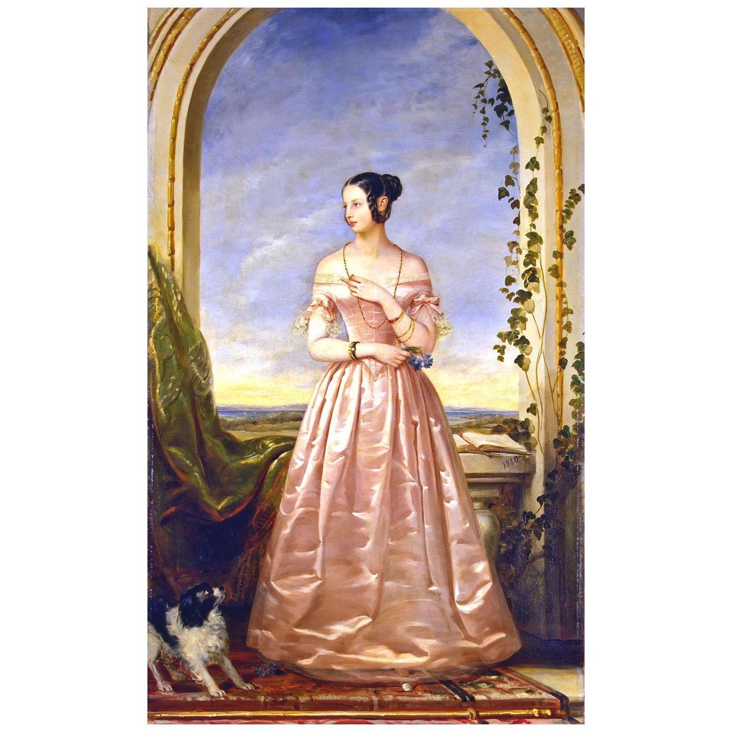 Christina Robertson. Alexandra Nikolaevna of Russia. 1841. Hermitage