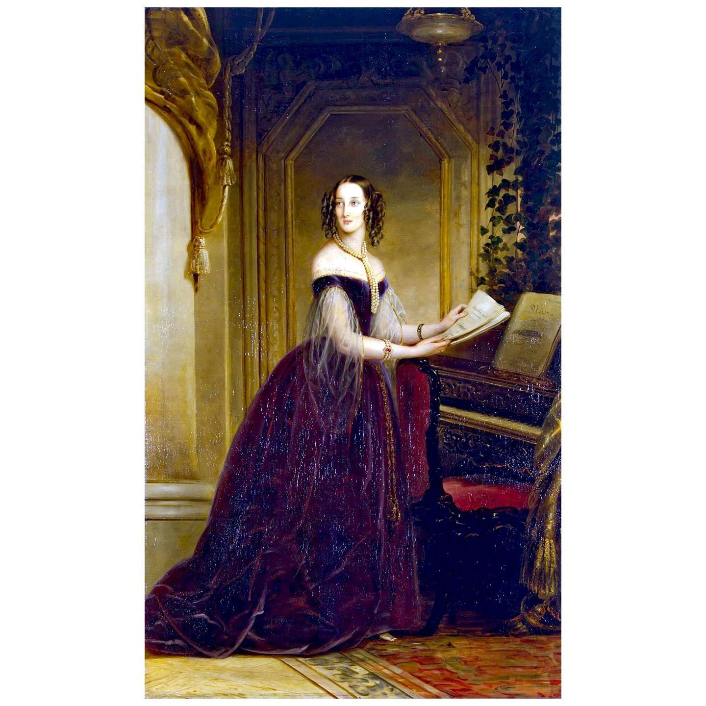 Christina Robertson. Maria Nikolaevna of Russia. 1841. Hermitage