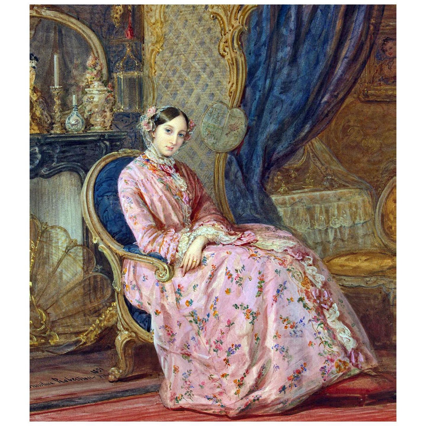 Christina Robertson. Maria Nikolaevna of Leuchtenberg. 1841. Hermitage