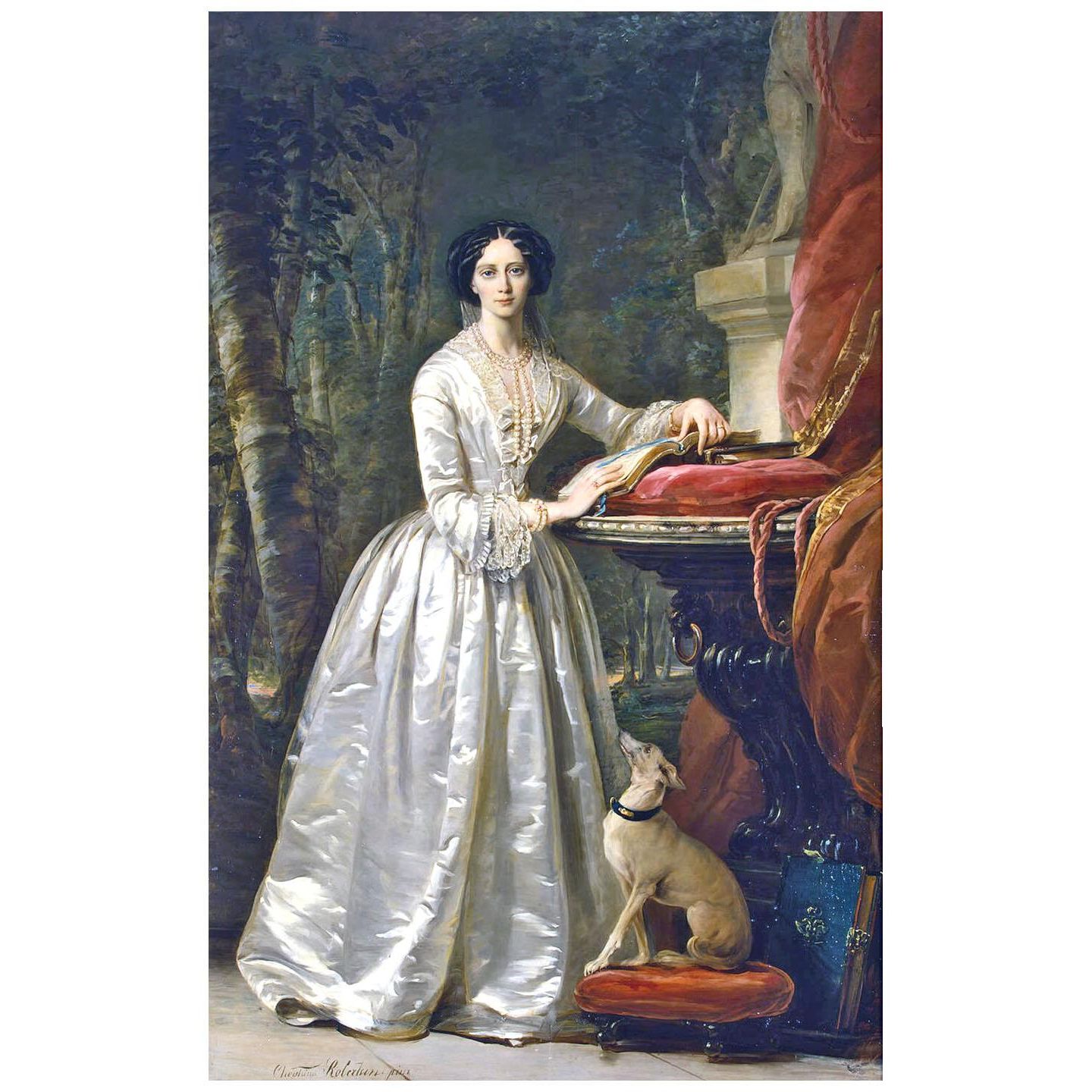 Christina Robertson. Maria Alexandrovna of Russia. 1849. Hermitage